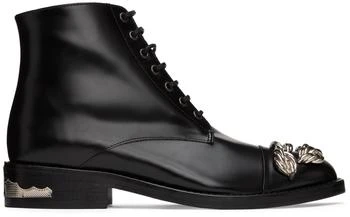 Toga Pulla | Black Embellished Ankle Boots 2.8折