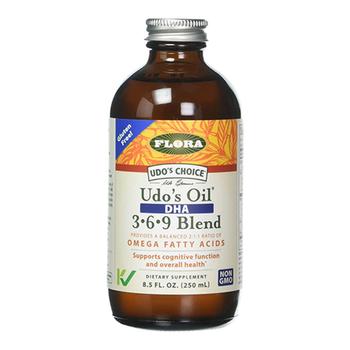 推荐Flora Udos Choice High Lignan Omega Fatty Acids 3.6.9 Oil Blend, 8.5 Oz商品