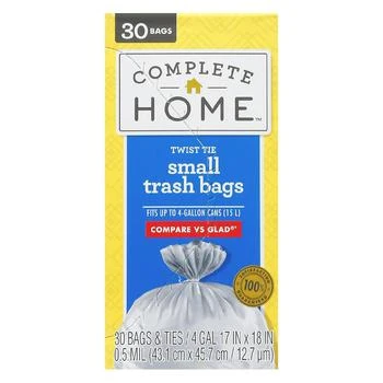 Complete Home | Drawstring Trash Bags 4 Gallon,商家Walgreens,价格¥37