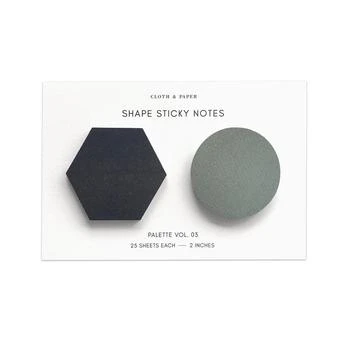 Cloth & Paper | Shape Sticky Note Set,商家Verishop,价格¥53