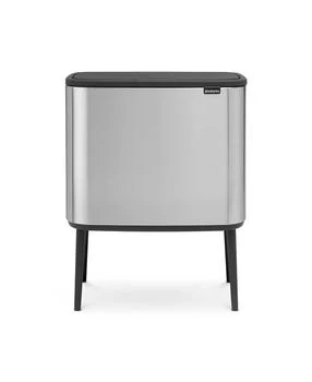 Brabantia | Bo Touch Top Multi Compartment Trash Can, 3 x 3 Gallon, 3 x 11 Liter,商家Macy's,价格¥1735