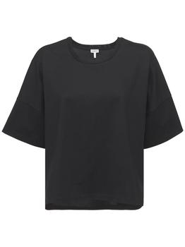 推荐Logo Cropped Cotton Jersey T-shirt商品