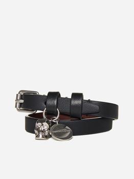 推荐Skull double wrap leather bracelet商品