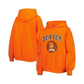 Tommy Hilfiger | Women's Orange Denver Broncos Becca Drop Shoulder Pullover Hoodie 7.4折