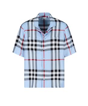 burberry短袖, Burberry | Burberry Checked Short-Sleeved Shirt商品图片 6.2折起