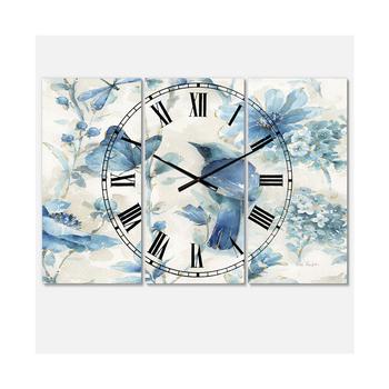 商品Designart | Traditional 3 Panels Metal Wall Clock,商家Macy's,价格¥1575图片