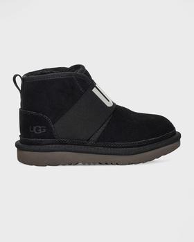 商品UGG | Boy's Neumel Logo-Strap Suede Boots, Kids,商家Neiman Marcus,价格¥823图片