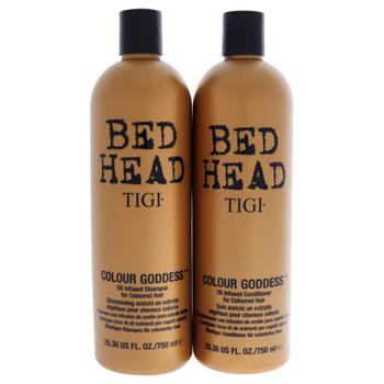 商品Bed Head Colour Combat Colour Goddess Kit by TIGI for Unisex - 2 Pc Kit 25.36 oz Shampoo图片