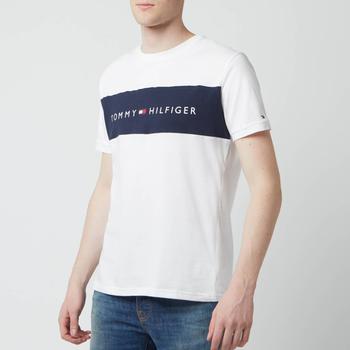 Tommy Hilfiger | Tommy Hilfiger Men's Flag Logo Crewneck T-Shirt - White商品图片,额外6.5折, 额外六五折