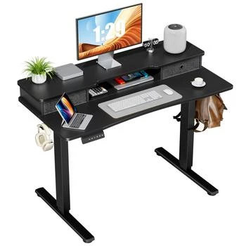 Simplie Fun | Home Office Height Adjustable Electric Standing Desk,商家Premium Outlets,价格¥1831