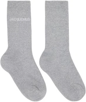 推荐Gray Le Raphia 'Les Chaussettes Jacquemus' Socks商品