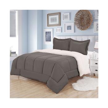 商品Sweet Home Collection | Sherpa 3-Pc. King Comforter Set,商家Macy's,价格¥857图片