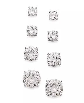 Giani Bernini | Cubic Zirconia Stud Set in 18k Gold over Sterling Silver,商家Macy's,价格¥276