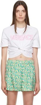Versace | 白色 Safety Pin T 恤,商家SSENSE CN,价格¥3041