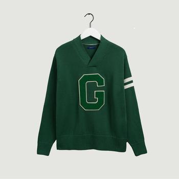 Gant是什么牌子, Gant | Collegiate G Sweater forest green Gant商品图片 