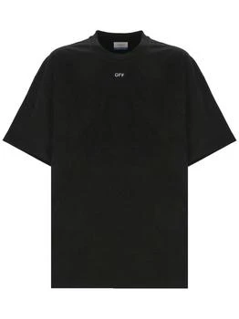 推荐Off-White Logo Printed Crewneck T-Shirt商品