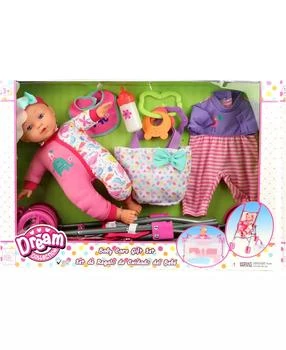 Redbox | Dream Collection 12" Baby Doll Care Gift Set with Stroller,商家Macy's,价格¥199