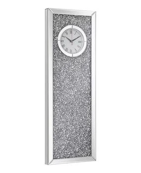 Coaster Home Furnishings | Minette 35.75" Crystal Inlay Medium Density Fiberboard Rectangle Clock Mirror,商家Macy's,价格¥2685