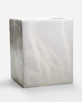 Labrazel | Alisa Alabaster Wastebasket, White,商家Neiman Marcus,价格¥2863
