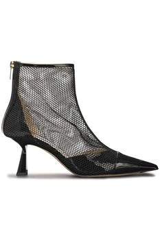推荐Kix 65 mesh and patent-leather ankle boots商品