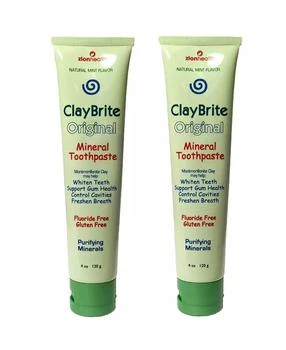 Zion Health | Claybrite Toothpaste For Superior Gum Health Set of 2 Pack, 8oz,商家Macy's,价格¥88