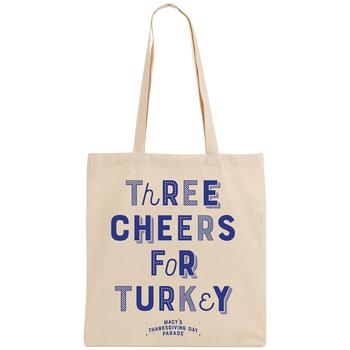 product Canvas Turkey Thanksgiving Day Parade Tote, Created for Macy's image