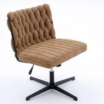 Simplie Fun | Armless Office Desk Chair No Wheels,商家Premium Outlets,价格¥1119