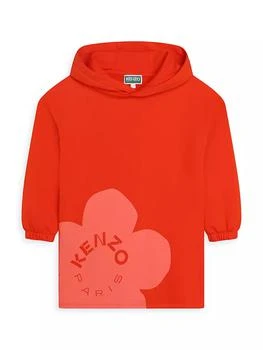 Kenzo | Little Girl's & Girl's Flower Hoodie Dress 4.4折