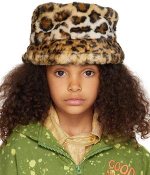 商品The Animals Observatory | Kids Brown Starfish Bucket Hat,商家SSENSE,价格¥455图片