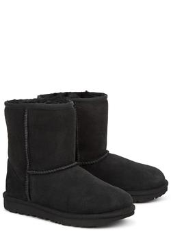 ugg kids, UGG | KIDS Classic II black suede ankle boots (IT31-IT35)商品图片 