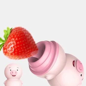 推荐Cute Pig Rose Clitoris Stimulator 6 Speed Vibrator 1 PACK商品