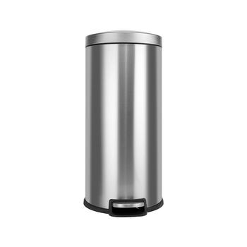 商品Mega Casa | 8 Gal./30 Liter Stainless Steel Round Step-on Trash Can for Kitchen,商家Macy's,价格¥464图片