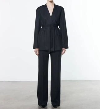 Enza Costa | PINSTRIPE SOFT BLAZER,商家ELITE FINDS,价格¥885