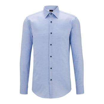 推荐Slim-fit shirt in easy-iron Oxford cotton商品