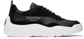 Valentino | Black Gumboy Calfskin Sneakers 