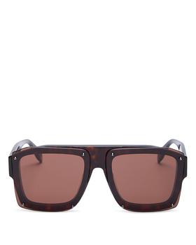 Alexander McQueen | Unisex Square Sunglasses, 62mm商品图片,