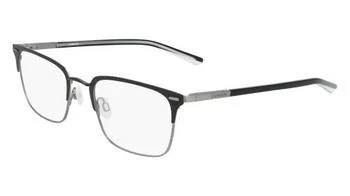 推荐Demo Rectangular Men's Eyeglasses CK21302 001 53商品