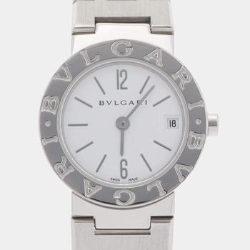 BVLGARI, [二手商品] BVLGARI | Bvlgari white Stainless Steel Bvlgari BB23SS Women's Wristwatch 23 MM商品图片 2.9折