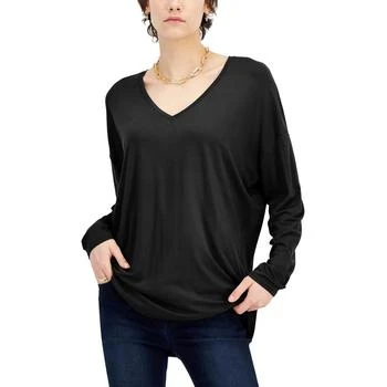 INC International | INC Womens Petites V Neck Knit Pullover Top 3折