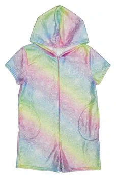 Iscream | Kids' Shimmery Rainbow Plush Romper,商家Nordstrom Rack,价格¥85