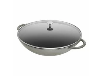 Staub | 37 cm, Wok avec couvercle en verre, Gris graphite, second choix,商家The Village Outlet,价格¥1795