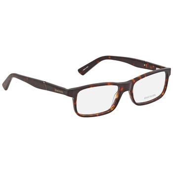 推荐Diesel Mens Tortoise Square Eyeglass Frames DL529205254商品