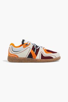 ganni鞋, Ganni | Suede, smooth leather and mesh sneakers商品图片 3折