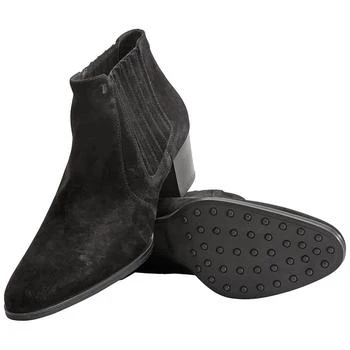 Tod's | Ladies Suede/Leather Ankle Booties in Black 2.2折, 满$300减$10, 满减