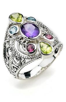 商品SAMUEL B. | Sterling Silver Multi Gemstone Ring,商家Nordstrom Rack,价格¥667图片