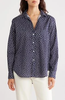 Frank & Eileen | Eileen Star Print Relaxed Button-Up Shirt,商家Nordstrom Rack,价格¥365