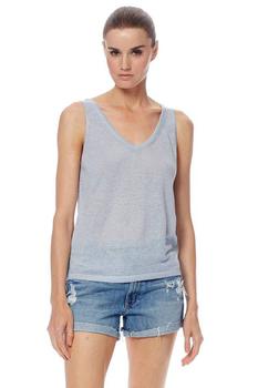 360 Cashmere是什么牌子, 360 Cashmere | 360 Sweater Monrow Tank - Blue Haze商品图片 6.9折