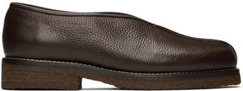 Lemaire | Brown Piped Slippers商品图片,独家减免邮费