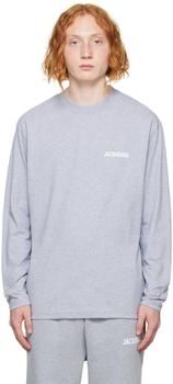 Jacquemus | Gray 'Le T-Shirt Manches Longues' Long Sleeve T-Shirt商品图片,9折