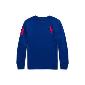 商品Ralph Lauren | Big Boys Big Pony Cotton Jersey T-shirt,商家Macy's,价格¥171图片